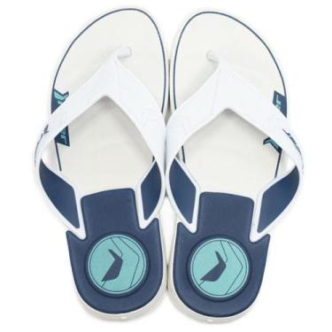 Imagem de Chinelo Rider Start III Masculino - Branco e Marinho, 41