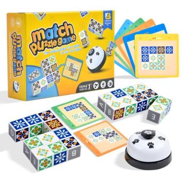 Imagem de Wooden Matching Game Puzzle varbertos 4.0 com sino para crianças