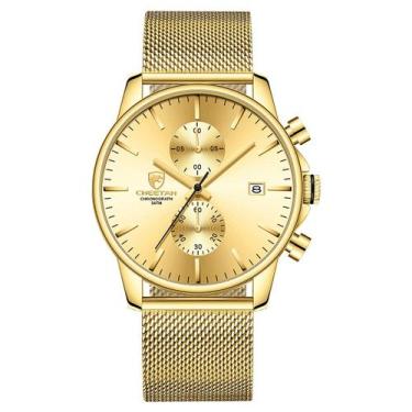 Imagem de Relógio GOLDEN HOUR Fashion Sleek Minimalist para homens