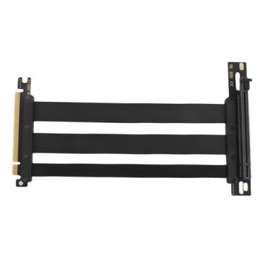 Imagem de PCIE 4.0 X16 Cabo RISER, 90 Graus de Extensão de Extensão de Extensão GPU de Alta Velocidade Adaptador de Extensão para RTX 4090 Ti para 8900 XT (15cm)