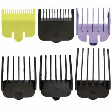 Imagem de Kit Pentes Disfarce Para Maquina Nacional Pro 6 Uni