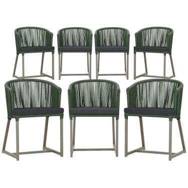 Imagem de 6 Cadeiras de Jantar Área Noronha em Alumínio