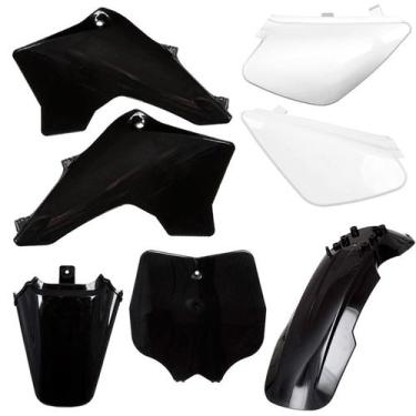 Imagem de Kit plástico carenagem moto pro tork tr50f - tr100f - tr125f, PRETO, Ú