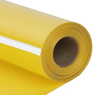 Imagem de guangyintong Vinil De Transferência Térmica - Rolos Htv 30,5 Cm X 10,6 M, Para Passar Em Camisetas, Superfície Brilhante, Fácil Cortar E Remover, Design Faça Você Mesmo