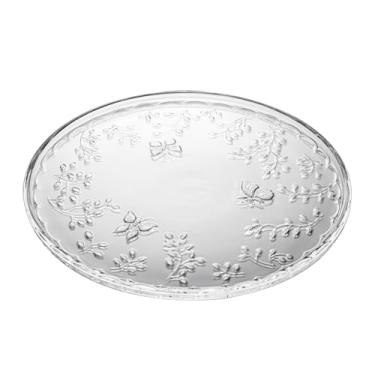 Imagem de LYOR - Prato de Cristal Ecológico para Bolo New Butterfly 30cm x 30cm x 2cm