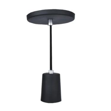 Imagem de Pendente Tubo Cilindro Alumínio Preto