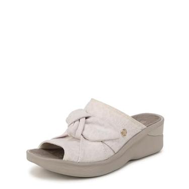 Imagem de BZees Sandália feminina Smile Slingbacks, Creme, 7.5