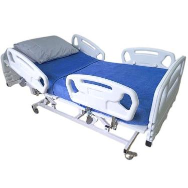Imagem de Cama Hospitalar Elétrica Motorizada com Colchão e Regulagem de Altura 