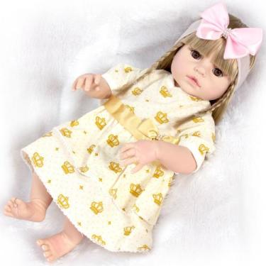 Imagem de Bebê Reborn Menina Princesa 100 % Silicone Lindos Acessórios - Cegonha