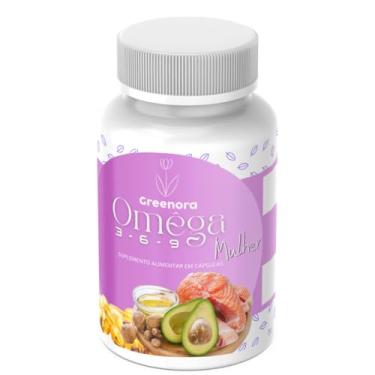Imagem de Omega 3 6 9 Mulher 60 Cápsulas Greenora (1 Unidade)