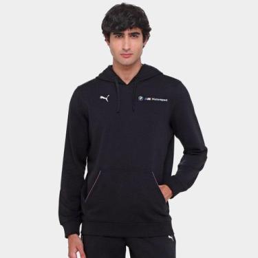 Imagem de Moletom Com Capuz Puma BMW MMS ESS Masculino, Preto, G