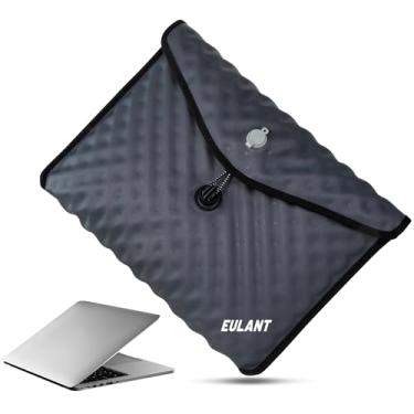 Imagem de EULANT Capa inflável impermeável para laptop de 14 polegadas compatível com MacBook Air Pro M1 M2 de 13 polegadas, M3 | Bolsa para computador M4 Pro/Max de 14 polegadas, cinza