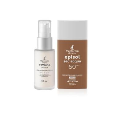 Imagem de Kit Rej. Reviline Retinol + Episol Sec Acqua tom médio FPS60