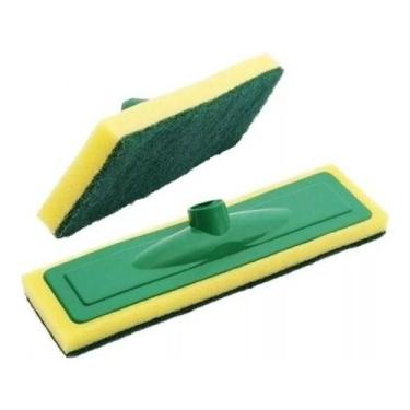 Imagem de Limpa Azulejo - Rodo Esfregão Abrasivo Kit 2 unidades - Refil s/ cabo 