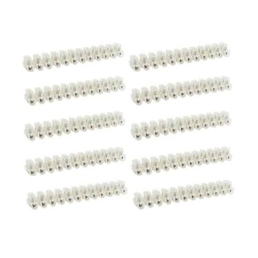 Imagem de Kit 10 Conector Elétrico Tipo Sindal 12 Bornes 2,5 a 4mm - ATMX