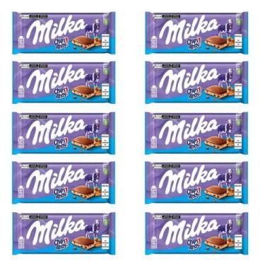 Imagem de Kit 10 Chocolate Milka - Chips Ahoy Ou Lu