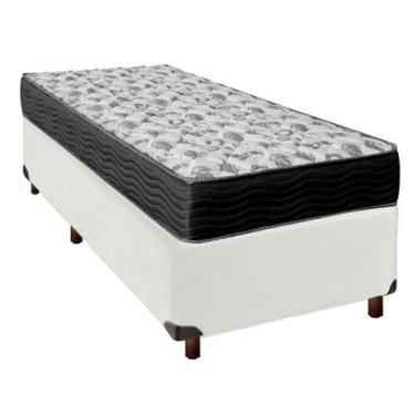 Imagem de Colchão Solteiro D33 + Box Branco - Iso100 - Ortobom