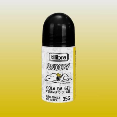 Imagem de Cola em Gel Snoopy Decorado Fofo C/ Bico Aplicador 35g - TILIBRA