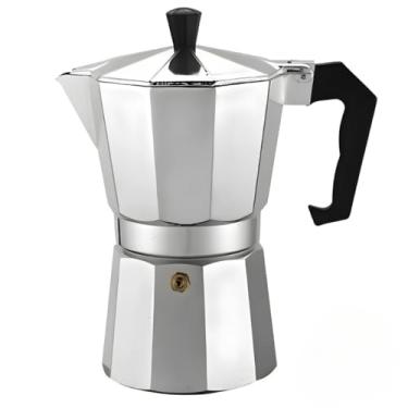 Imagem de Cafeteira Italiana Moka Alumínio Xícaras – Café Espresso Tradicional(Moka 6 Xícaras (300ml))