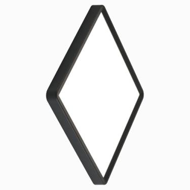 Imagem de Luminária de teto quadrada LED de 50 cm, 50W, 5000LM 3000K/4000K/6000K CCT selecionável, luminária de teto grande de LED quadrada para quarto, cozinha, sala de estar (preto 1PK)