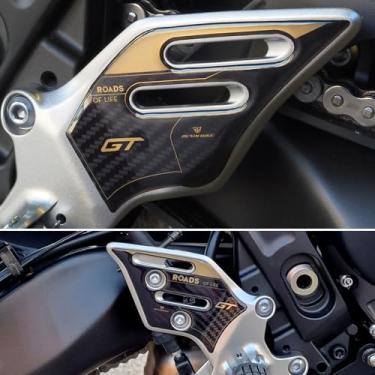 Imagem de Resin Bike Adesivos de Moto compatíveis com Yamaha Tracer 9 GT 2025. Protege a ferradura sob o chão de batidas e arranhões. Adesivos com efeito 3D - feitos em W?oszech