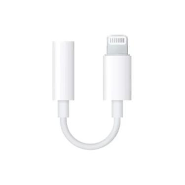 Imagem de Adaptador Lelong para Iphone 7, 8 x Lightning Para P2, 3.5mm, Branco