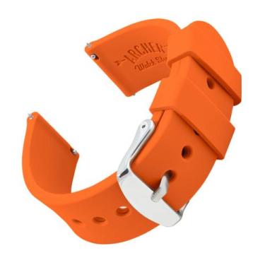 Imagem de Pulseira de relógio Archer Silicone Quick Release 23 mm - Laranja - Ar