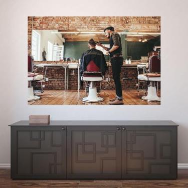 Imagem de Painel Adesivo de Parede - Barbearia - Barber Shop - 1009pnp - Allodi