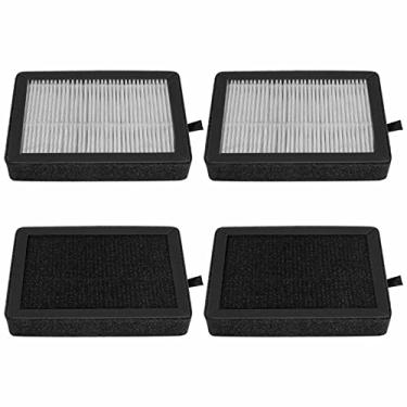 Imagem de KingBra Pacote com 4 filtros de substituição H13 True HEPA compatíveis com LEVOIT LV-H128, número de peça LV-H128-RF