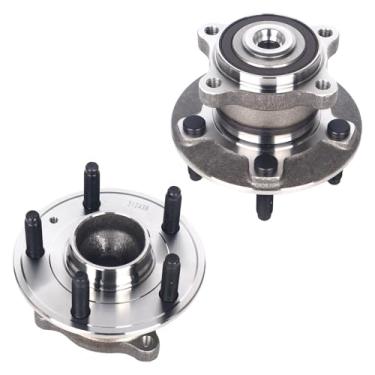 Imagem de Autoround 512438 FWD Rolamento de roda traseira e conjunto de cubo compatível com Chevrolet Trax 2013-2015, Sonic 2012-2016, Buick Encore 2013-2016, 5 terminais com ABS, conjunto de 2