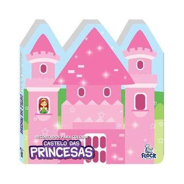 Imagem de Recortados para colorir: castelo das princesas - Flock Editora
