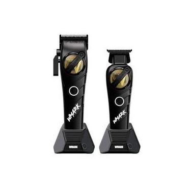 Imagem de Combo Profissional Wmark Maquina de corte + Acabamento NG 8613, Preto