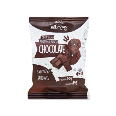 Imagem de Biscoito Chocolate 45g - Whey Viv Fit
