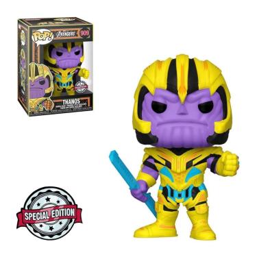 Imagem de Funko Pop Marvel Avengers 909 Thanos Black Light