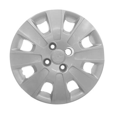 Imagem de Calota Aro Grid 14 Modelo Vw Voyage 09/10 Prata Cubo Alto Fixacao Parafuso Grid 129Captau.