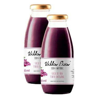 Imagem de Kit 2X: Suco de Uva Integral Sem Açúcar Villa Piva 300ml