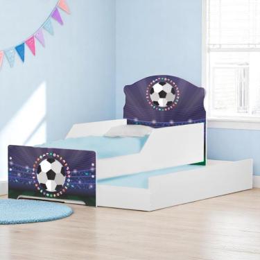 Imagem de Bicama Mini Snap Futebol Bandeiras Com Colchões