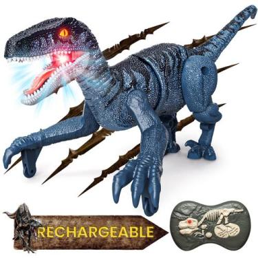 Imagem de Dinossauro Tecnock Mini Tyrannosaurus Rex Kids com controle remoto