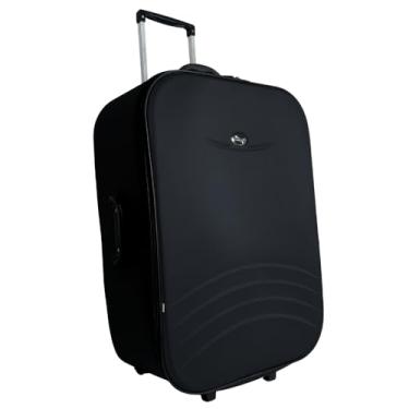 Imagem de Mala de Viagem 28Kg com zíper Expansor Forrada e Resistente (Preto)