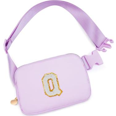 Imagem de Bolsa de cinto para pochete - Q branca, bolsa de lavanda