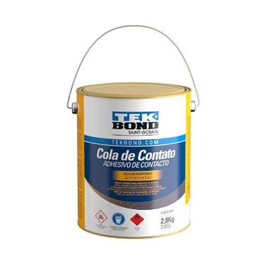 Imagem de Adesivo De Contato Tekbond 2,8kg - Cola Para Madeira, Couro E Mais