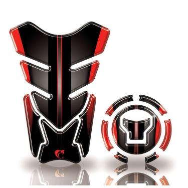 Imagem de Adesivo Protetor Tanque E Bocal Honda Acima 2018 Vermelho