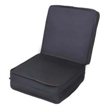 Imagem de Colchão Dobrável de Solteiro Puff 3x1 Sofá Confortável Fênix Espumas D