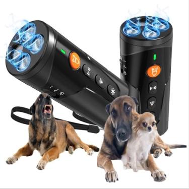 Imagem de Dispositivos de dissuasão de latidos de cães, mais recente dispositivo ultrassônico antilatido para cães com emissores sônicos 3X, dispositivos ultrassônicos antilatidos de longo alcance, eficientes