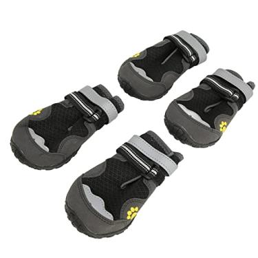 Imagem de Acouto Botas Respiráveis ​​antiderrapantes para Cães Com Alças Refletivas para Cães Pequenos e Médios – Sapatos Leves e Elegantes para Cachorros Em Azul (Tipo 5 (8,3 x 8,3 x 3,5 pol.))