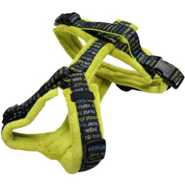 Imagem de Hakusan] Arnês para cães zero projetado por RATIA Design Studio, feito pelo Japão, confortável, ajustável, material de amortecimento, cão grande G, Boa limão