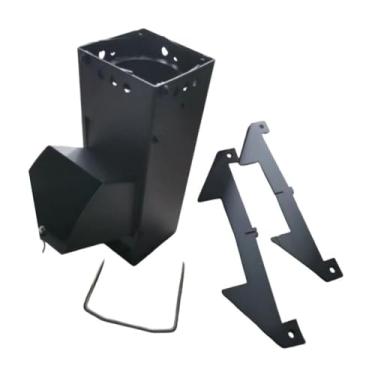 Imagem de Fenteer Fogão Dobrável Fogão a Lenha Portátil Fogueira de Emergência para Barraca de Acampamento a Lenha para Churrasco ao Ar Livre