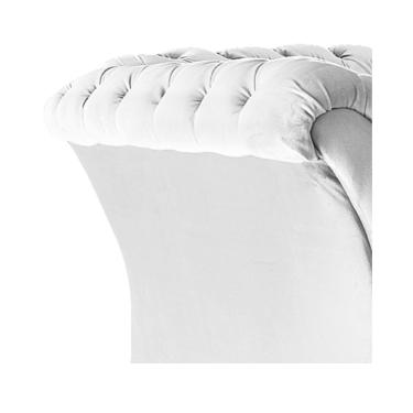 Imagem de Poltrona Decorativa Chesterfield Sofia Suede Branco