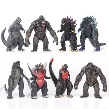 Imagem de Modelo de coleção de brinquedos de figuras de anime King Kong Godzilases