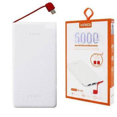 Imagem de Power Bank Carregador Portatil 5000 Mah Kaidi Kd-952